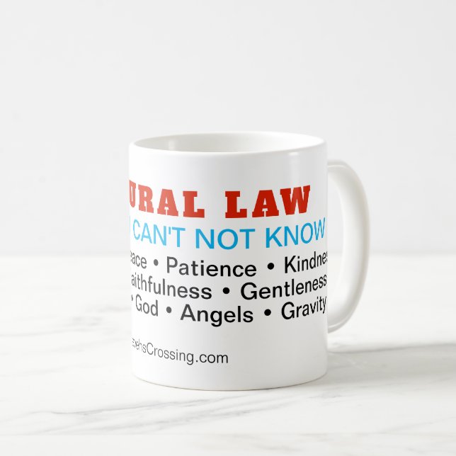 De Café Caneca da lei natural (Frente Esquerda)