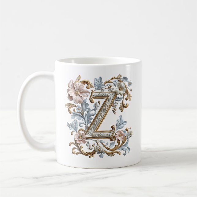 De Café Caneca da Letra 'Z' Barroca para uma Princesa do C (Esquerda)