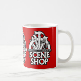 De Café Caneca da loja da cena