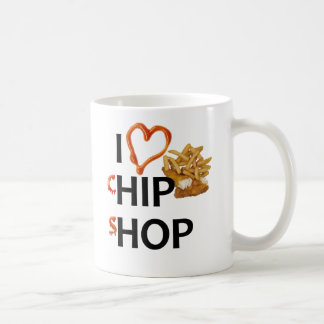 De Café Caneca da loja da microplaqueta