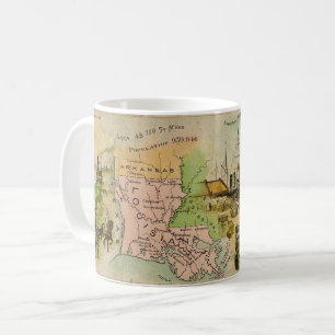 De Café Caneca da Louisiana do século XIX