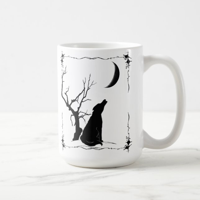 De Café Caneca da lua do chacal (Direita)