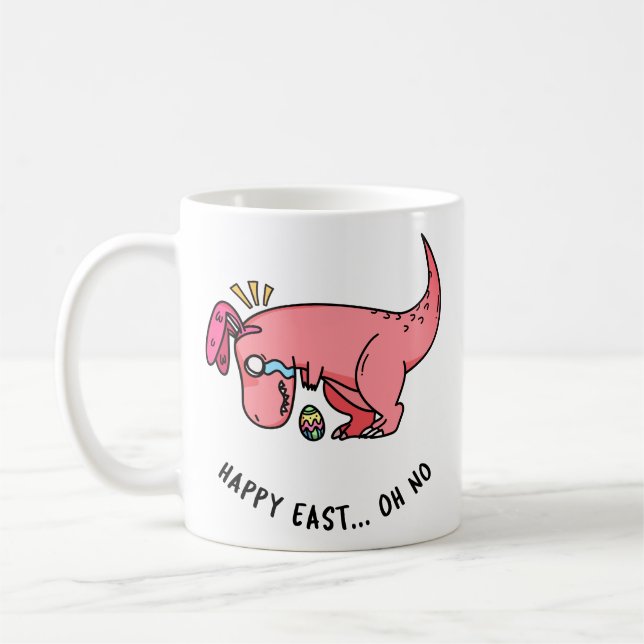De Café Caneca da Luta da Páscoa do T-Rex (Esquerda)