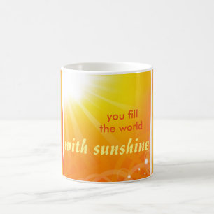 De Café Caneca da luz do sol