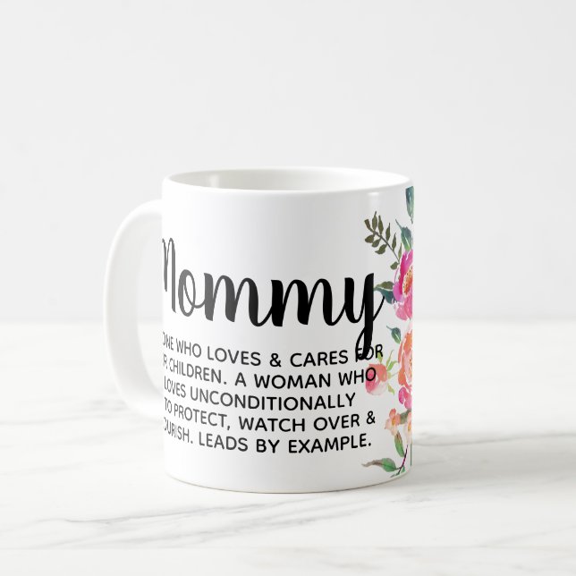 De Café caneca da mãe (Frente Esquerda)