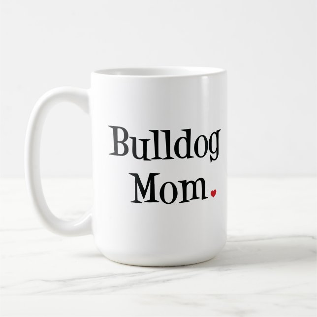 De Café Caneca da mamã do buldogue (Esquerda)