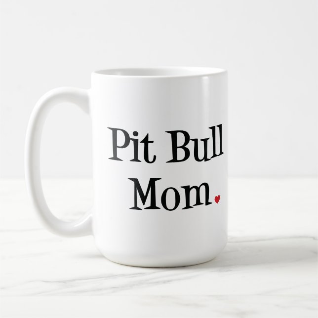 De Café Caneca da mamã do pitbull (Esquerda)