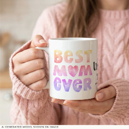 De Café Caneca da Mamãe com o Nome Personalizado das Crian