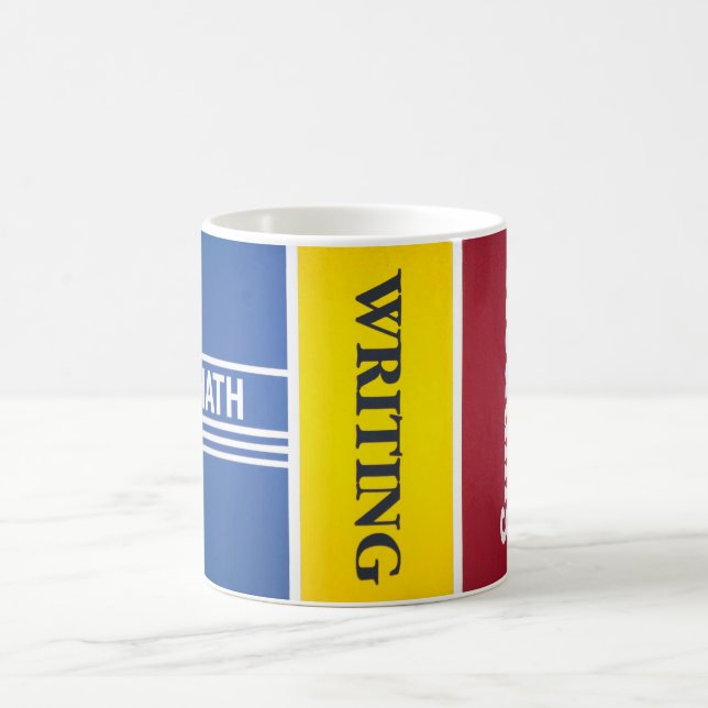 De Café Caneca da matemática da escrita da leitura (Centro)