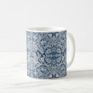 De Café Caneca da Menagerie Medieval Azul