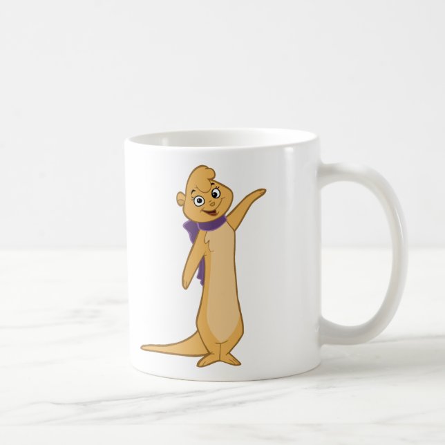 De Café Caneca da menina da lontra (Direita)