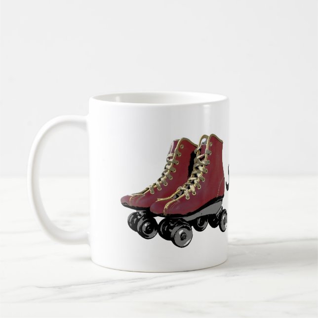 De Café Caneca da menina do patinador (Esquerda)