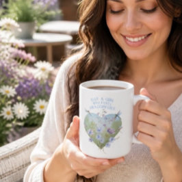 De Café Caneca da Menina que Ama Libélulas