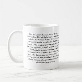 De Café Caneca da Montanha Desert Rock Lighthouse, Maine