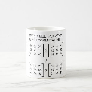 De Café Caneca da multiplicação da matriz