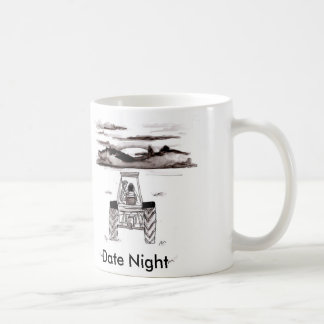 De Café Caneca da noite da data