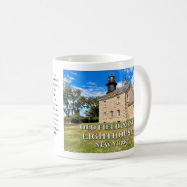 De Café Caneca da Old Field Point Lighthouse, Nova York