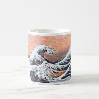 De Café Caneca da onda do japonês