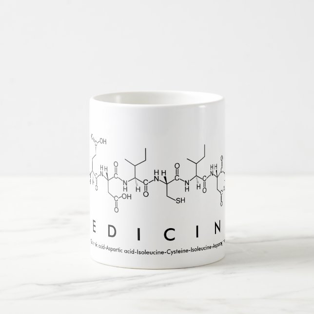De Café Caneca da palavra do peptide da medicina (Centro)