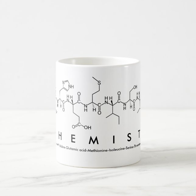 De Café Caneca da palavra do peptide do químico (Centro)
