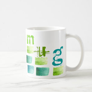 De Café Caneca da paleta dos artistas