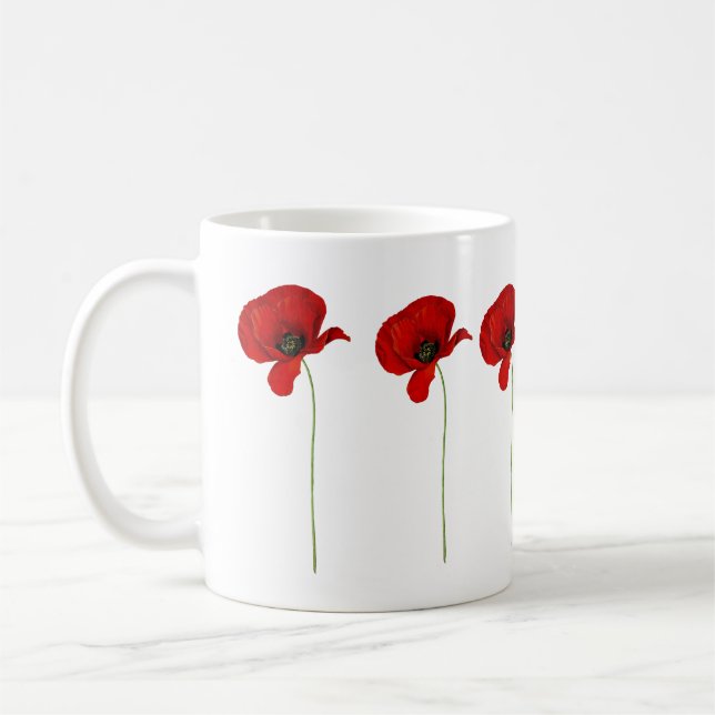 De Café Caneca da papoila (Esquerda)