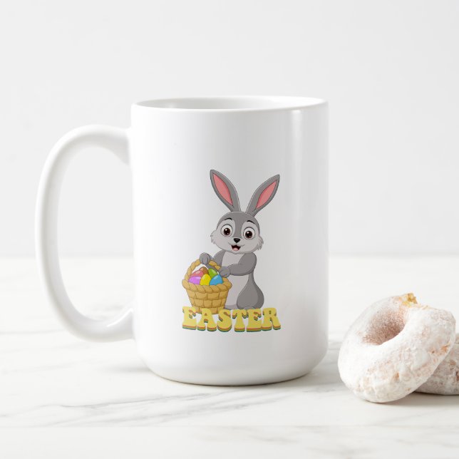 De Café Caneca da Páscoa (Com Donut)