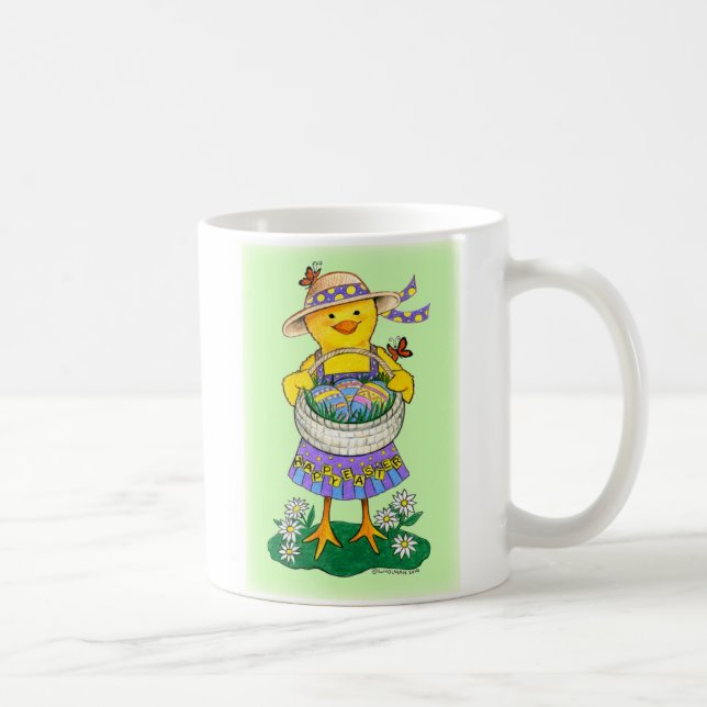 De Café Caneca da páscoa do pintinho do bebê (Direita)