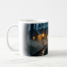 Caneca da Passagem da Lanterna da Ferrovia da Flor