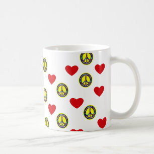 De Café Caneca da paz & do amor