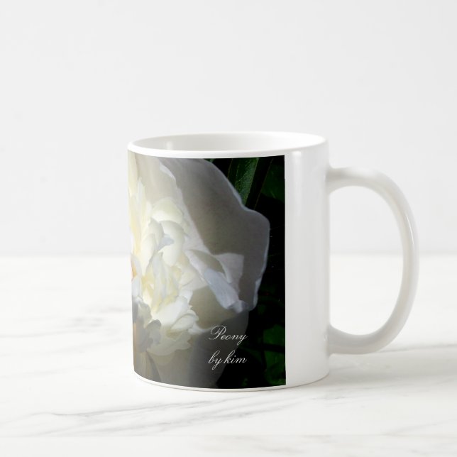 De Café Caneca da peônia (Direita)