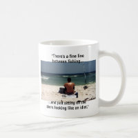 Caneca da pesca da linha ténue