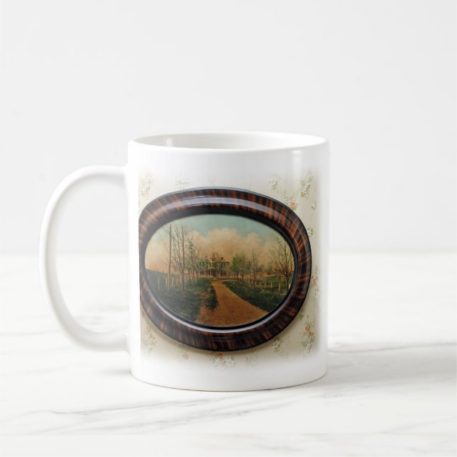 De Café Caneca da pintura da casa da quinta (Esquerda)