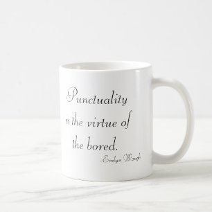 De Café Caneca da pontualidade