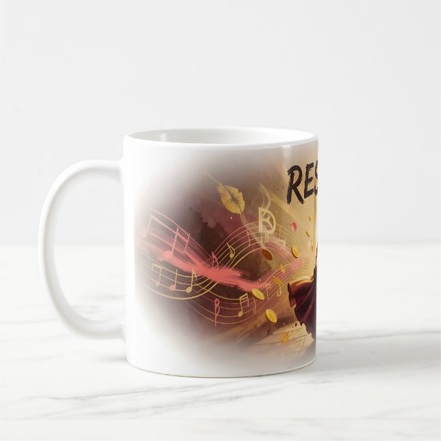 De Café Caneca da Porta da Música Dourada do Respeito (Esquerda)