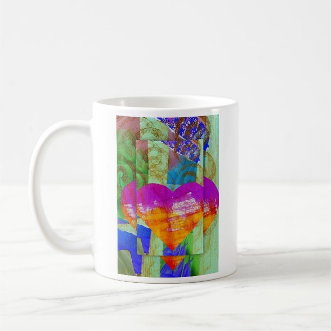 De Café Caneca da porta do coração (Esquerda)