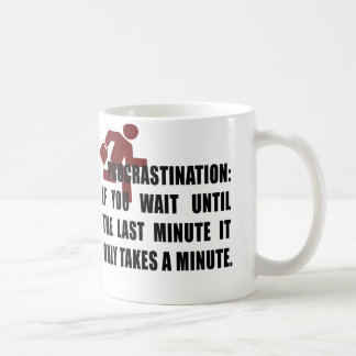 De Café Caneca da procrastinação