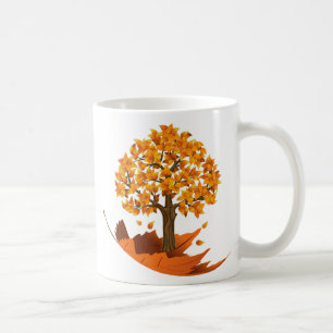 De Café Caneca da queda do outono