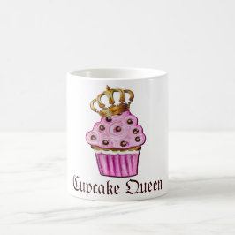 De Café Caneca da rainha do cupcake