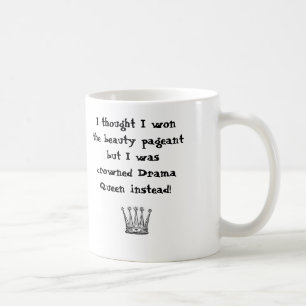 De Café Caneca da rainha do drama