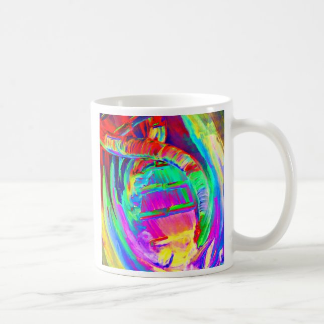 De Café Caneca da réplica do ADN (Direita)