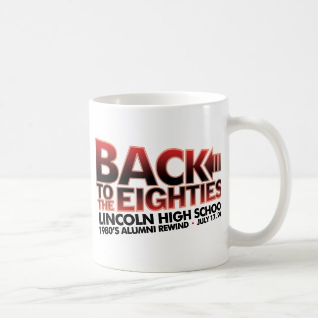 De Café Caneca da reunião do anos 80 do LHS (Direita)