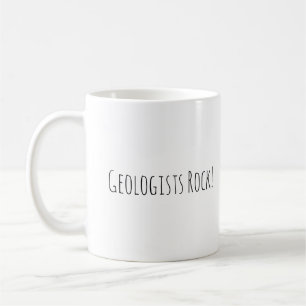 De Café Caneca da rocha dos geólogos