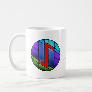 De Café Caneca da Runa Eihwaz Art Nouveau – RESISTÊNCIA!