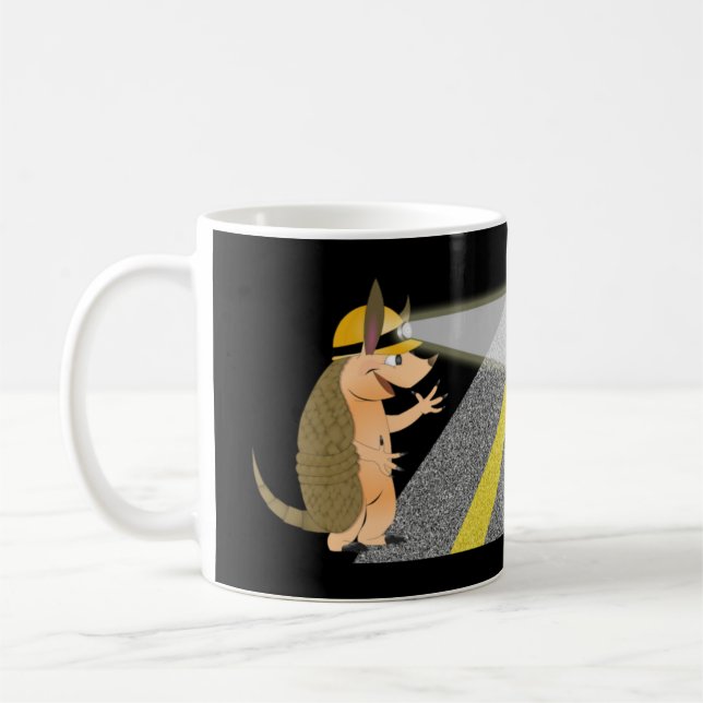 De Café Caneca da segurança em primeiro lugar do tatu (Esquerda)