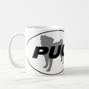 De Café Caneca da silhueta do Pug
