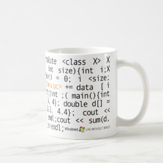 DE CAFÉ CANECA DA SINTAXE
