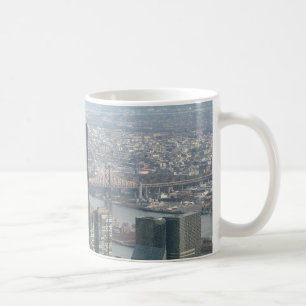 De Café Caneca da skyline da Nova Iorque