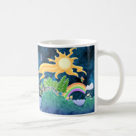 De Café Caneca da terra - floresta do arco-íris