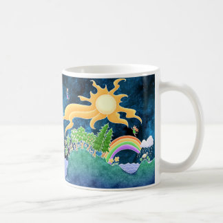 De Café Caneca da terra - floresta do arco-íris